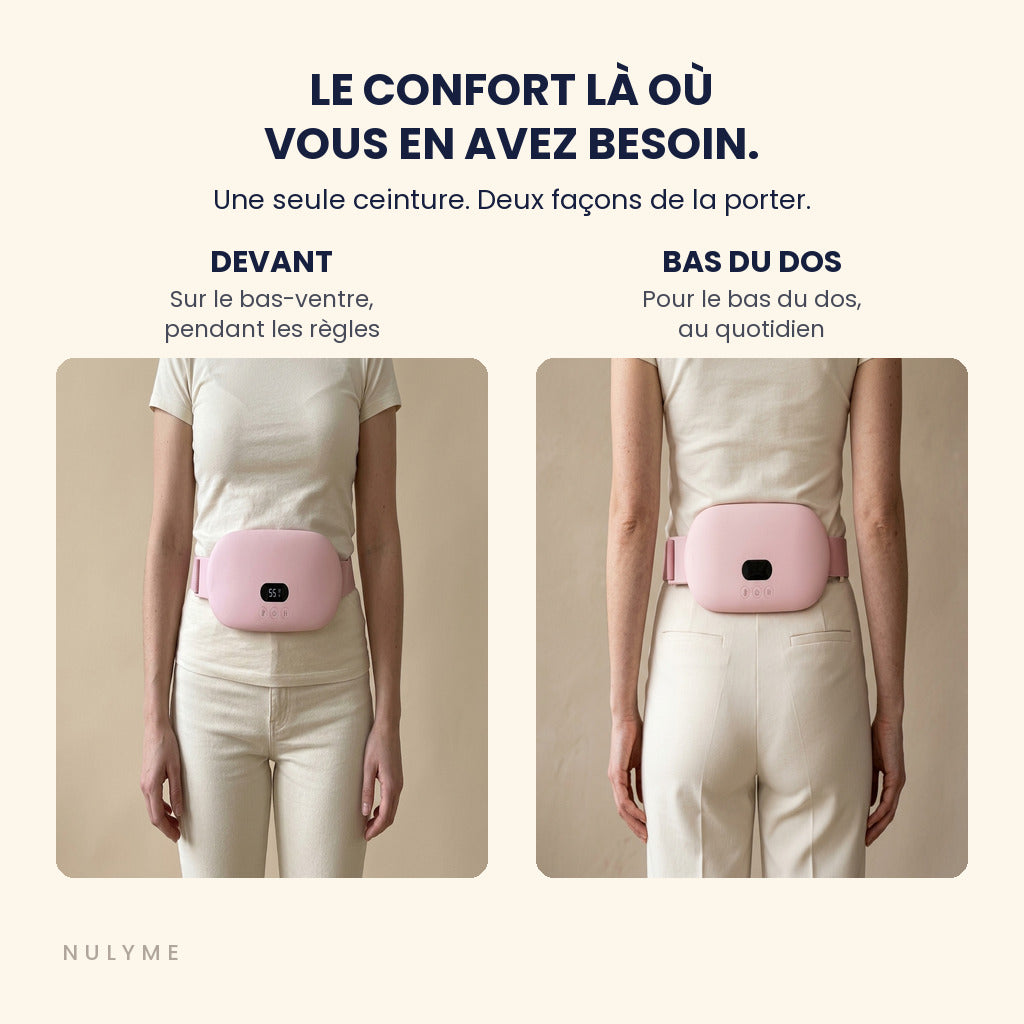 Ceinture chauffante et massante Nulyme