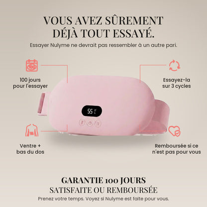 Ceinture chauffante et massante Nulyme