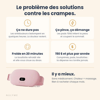 Ceinture chauffante et massante Nulyme