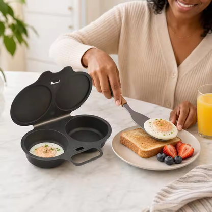 Un œuf poché servi sur une tranche de pain grillé en moins de 90 secondes